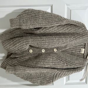 Babaa Gray Cardigan worn once